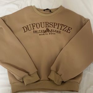 Tan sweatshirt